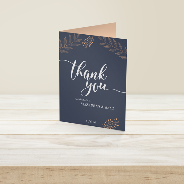 Folded Thank You Cards